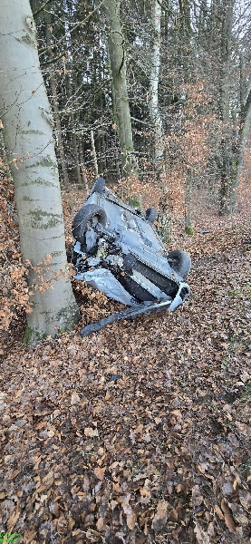 Einsatzfoto TH1 PKW überschlagen im  ...